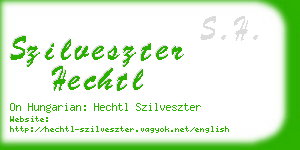 szilveszter hechtl business card